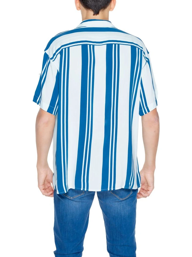Blue Viscose Shortsleeve Shirt alternative