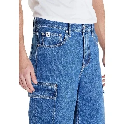 شورت برمودا قطني أزرق