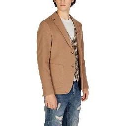 Beige Cotton Blazer