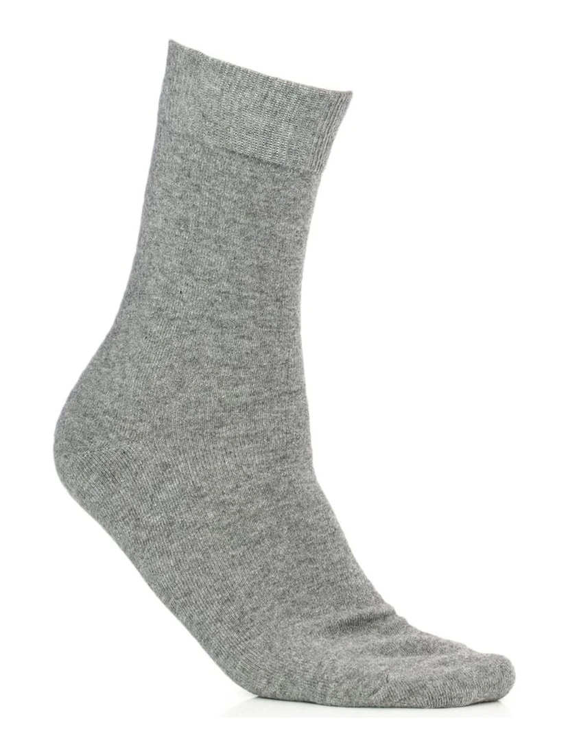 Gray Cotton Socks