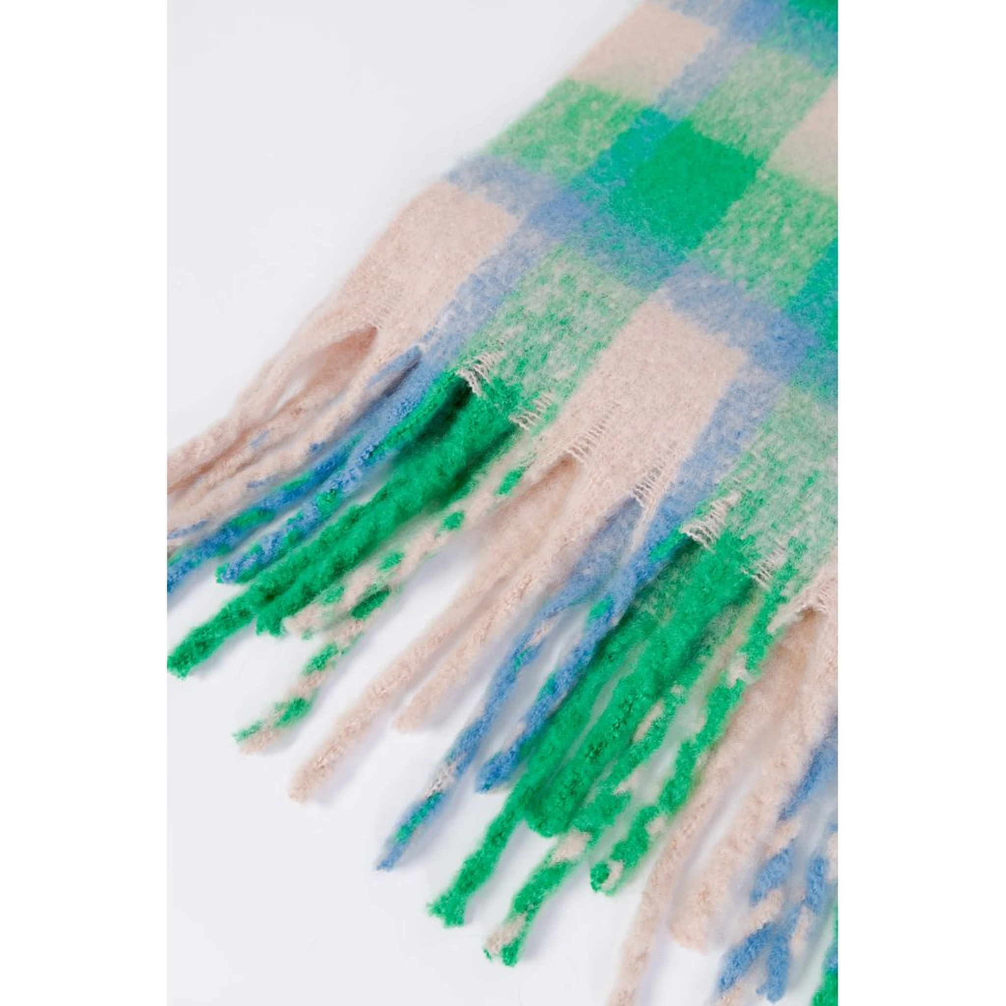 Green Polyester Scarf