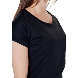 Black Cotton T-Shirt