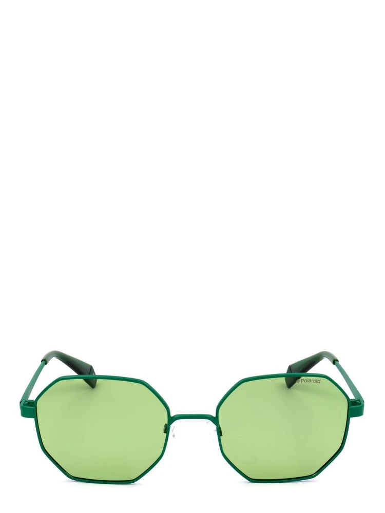 Green Metal Sunglasses