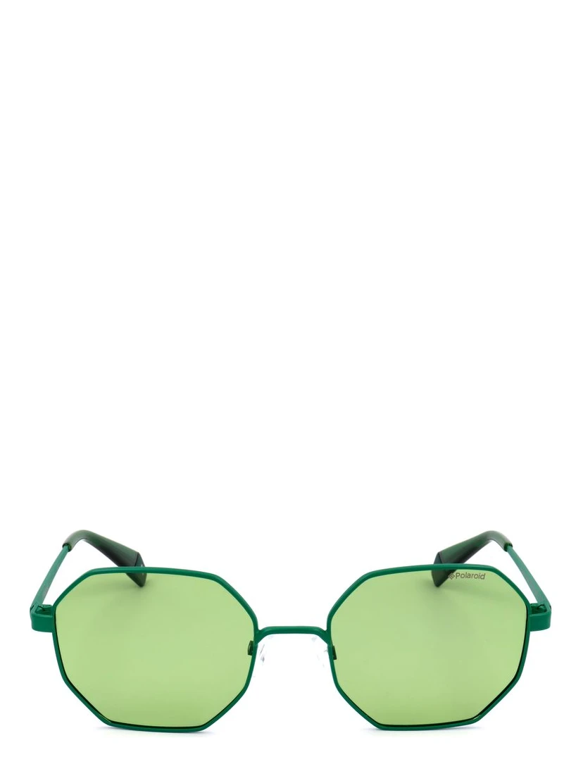Green Metal Sunglasses