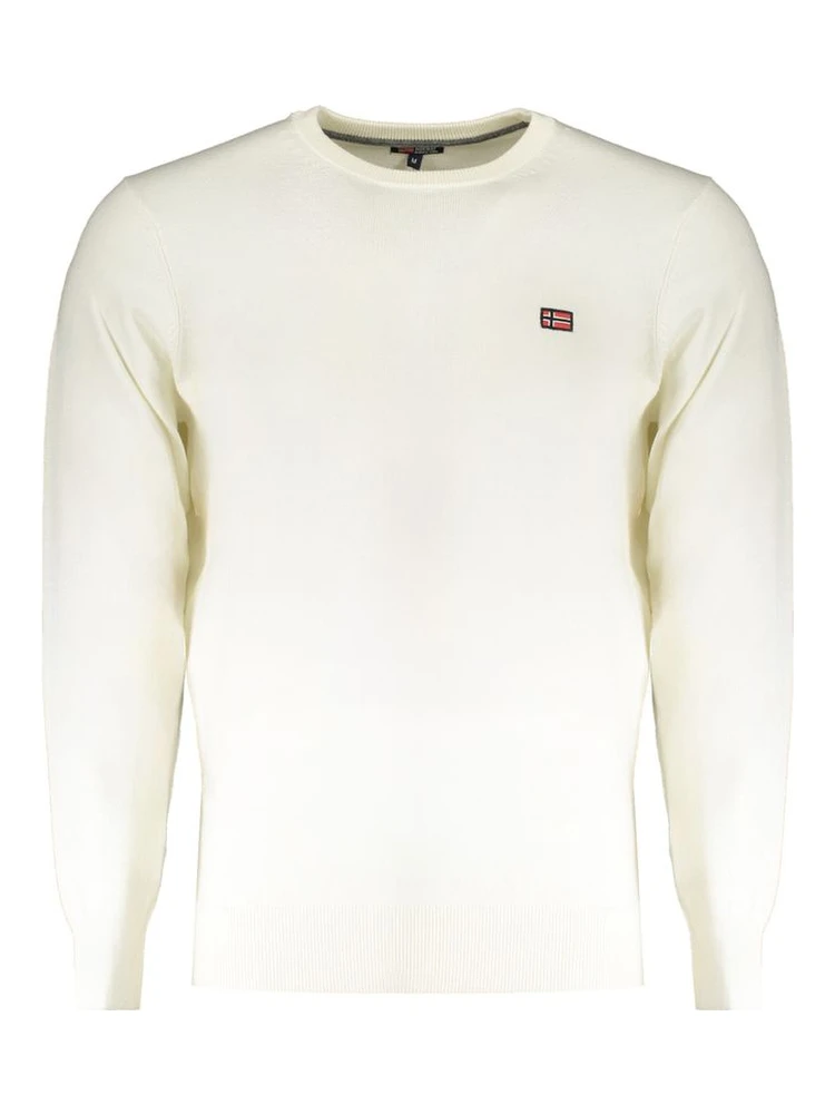 White Polyester Sweater