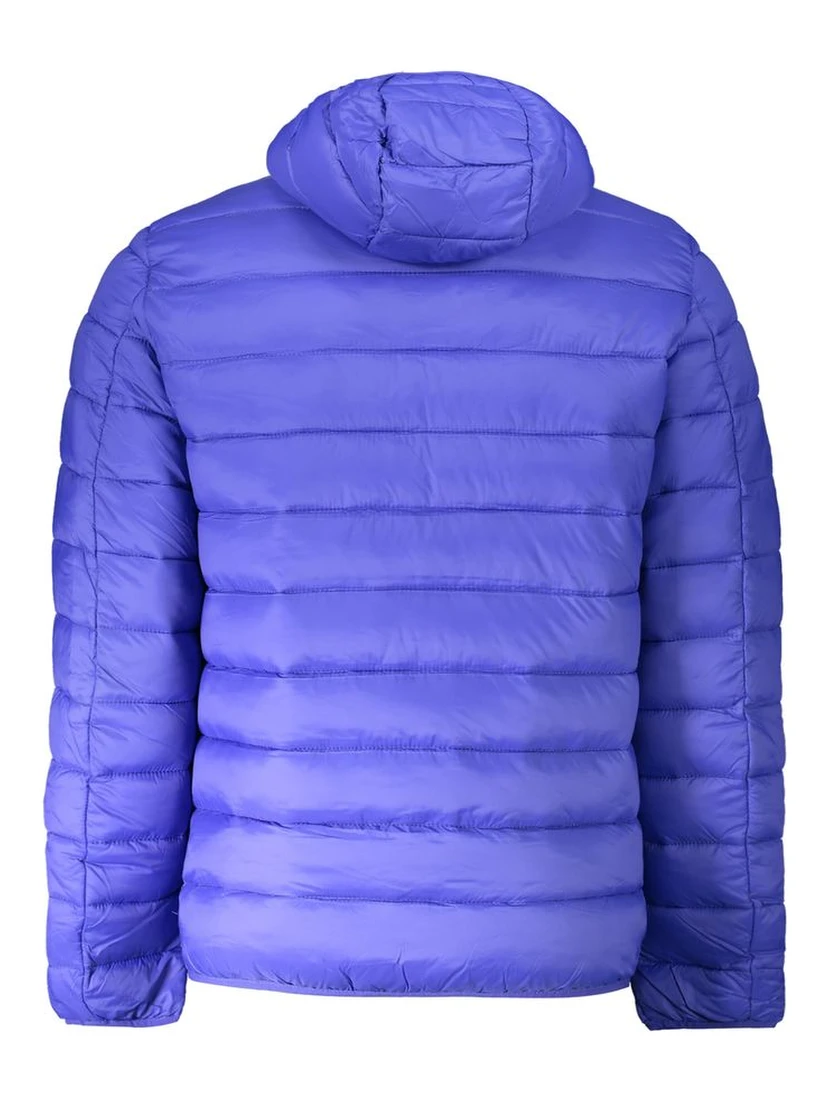 Blue Polyamide Jackets & Coat