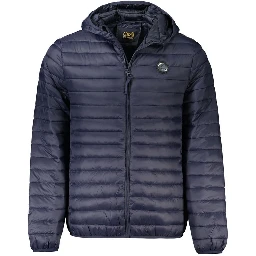 Blue Polyamide Jackets & Coat