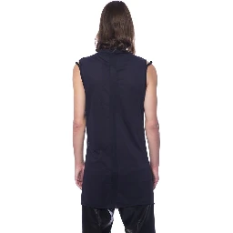 Black Cotton Tank Top