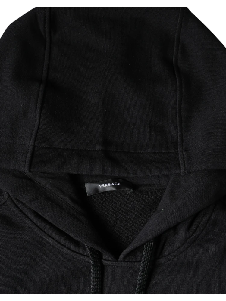 Black Medusa Print Cotton HoodiePullover Sweatshirt Sweater alternative