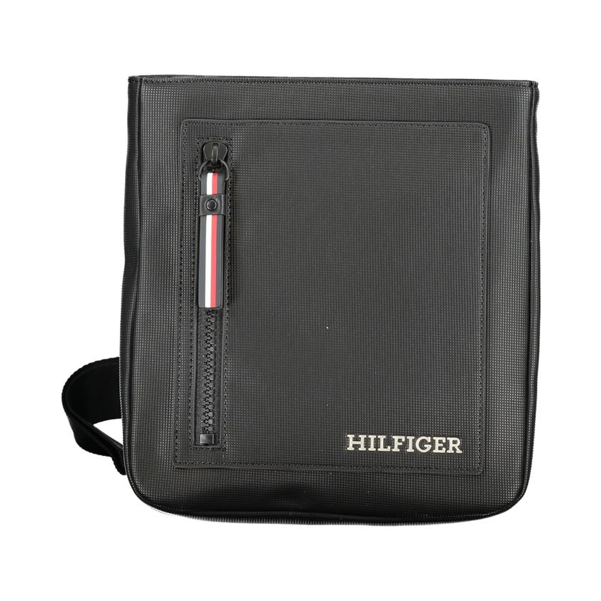 Black Polyethylene Shoulder Bag