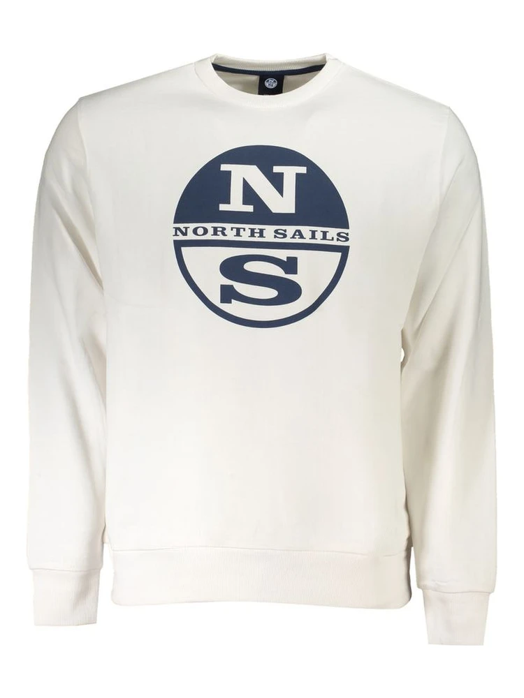 White Cotton Sweatshirt