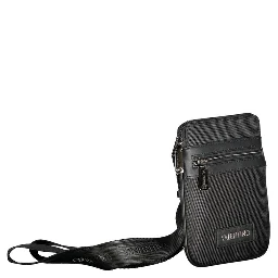 Black Polyethylene Shoulder Bag