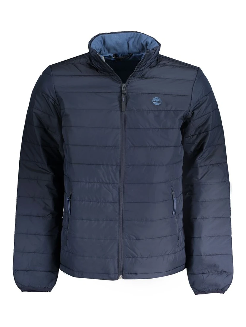 Blue Polyester Jackets & Coat