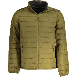 Green Polyester Jackets & Coat