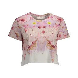 Pink Cotton Tops & T-Shirt