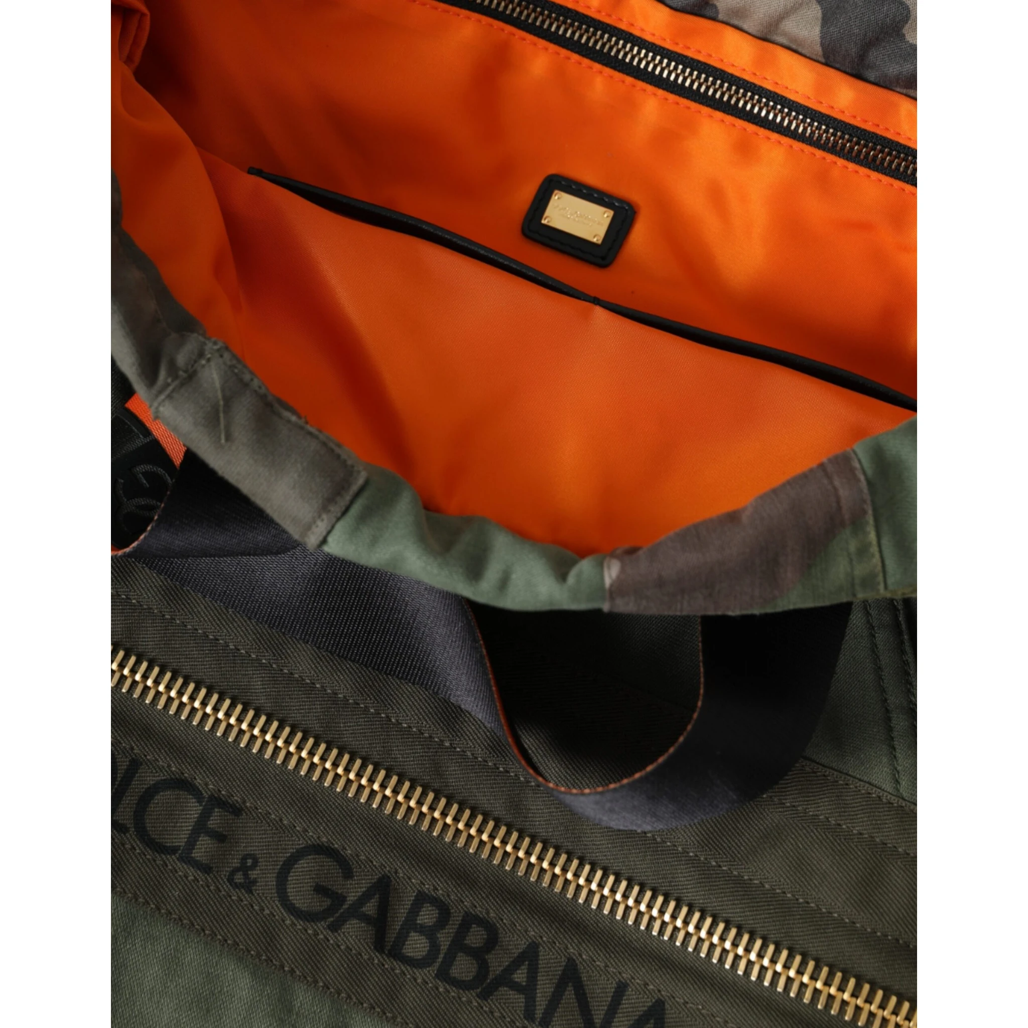 Military Green Patchwork Rucksack Backpack Bag
