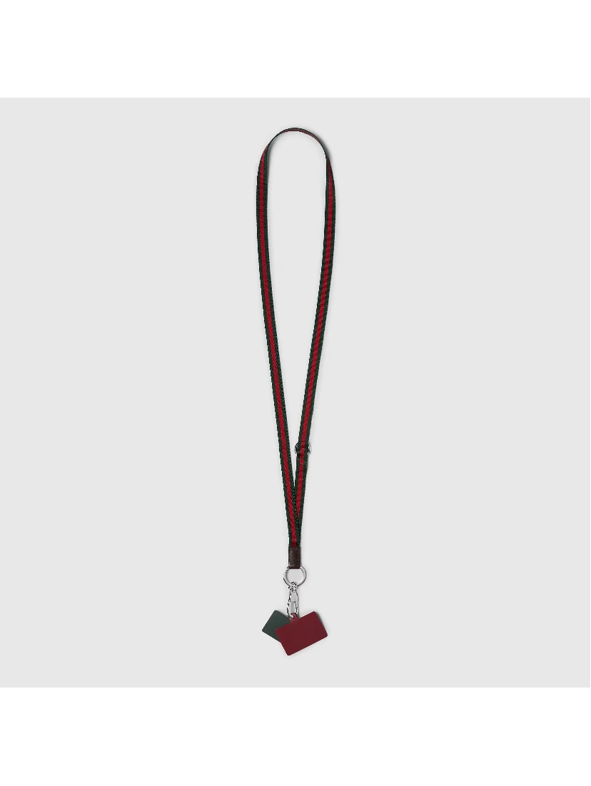 Lanyard phone holder with Web