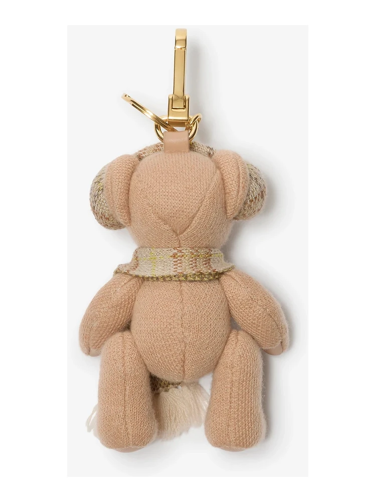 Thomas Bear checked-scarf bag charm alternative