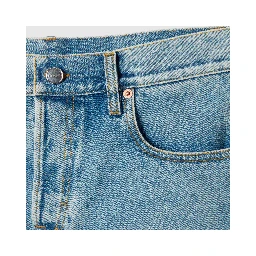 Stone-Washed denim shorts