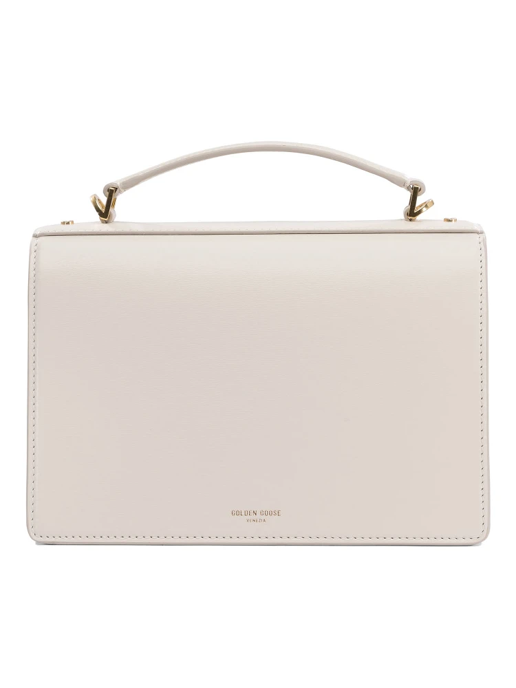 Small Venezia leather tote bag alternative
