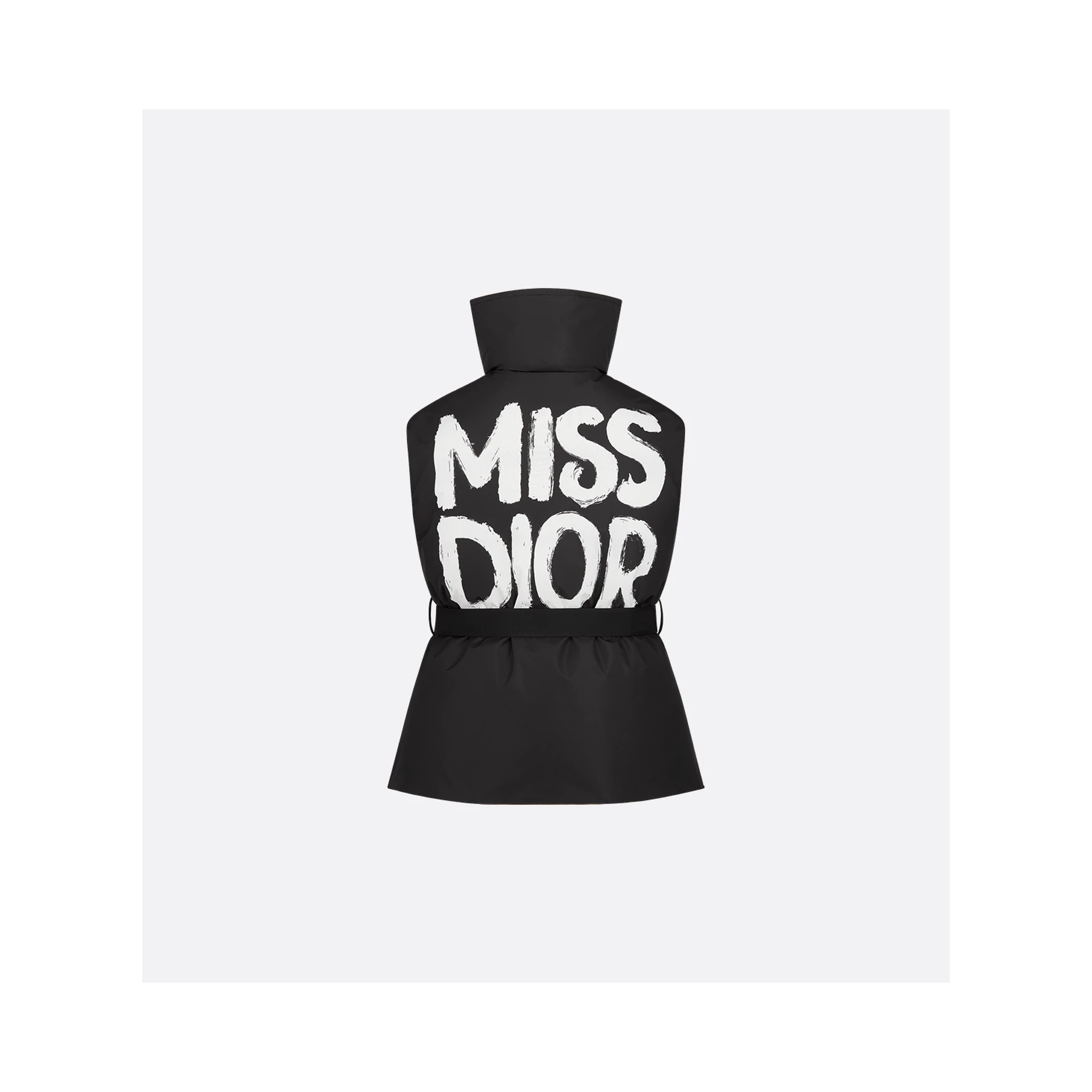 "DiorAlps" belted sleeveless down jacket