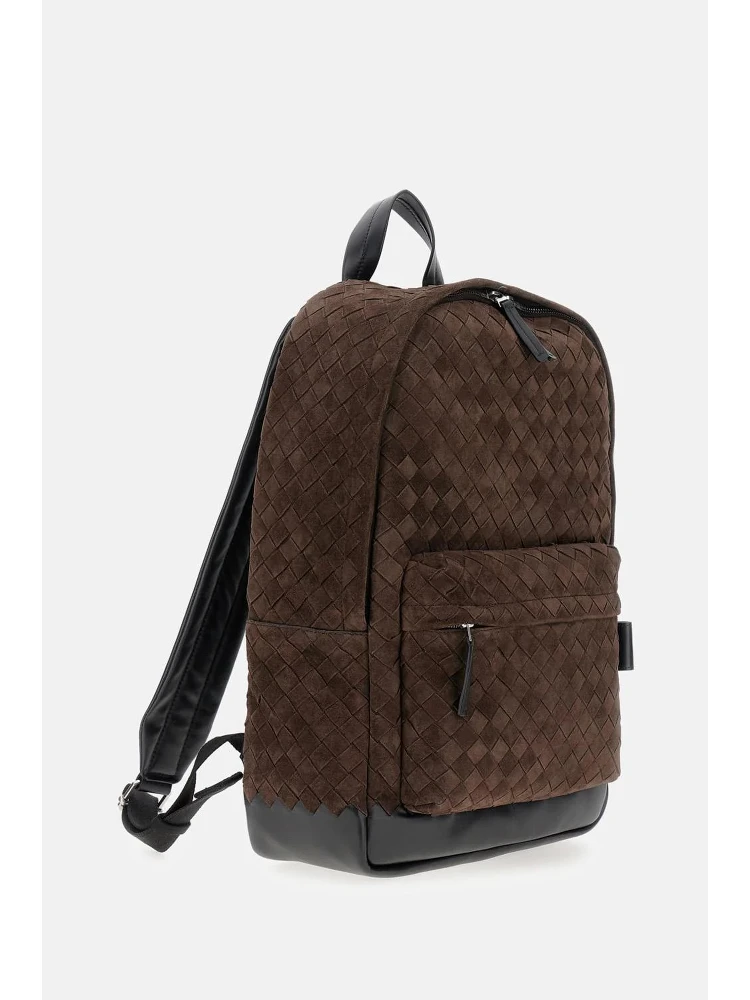 Leather backpack Intrecciato alternative