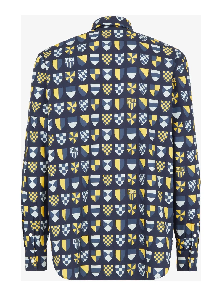 Crest-print shirt alternative