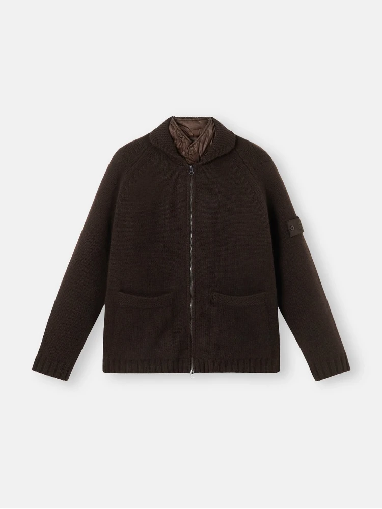 Cashmere zipped sweater