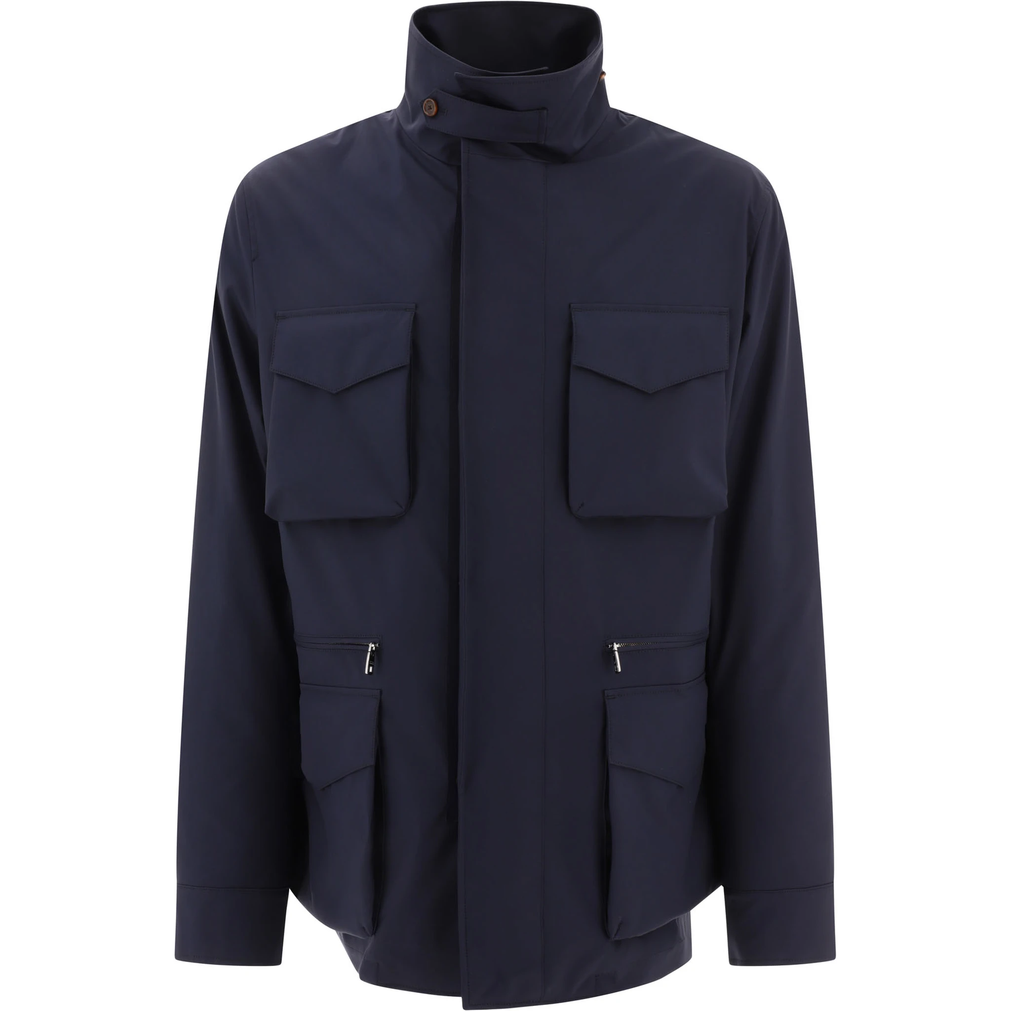 Technical fabric safari jacket