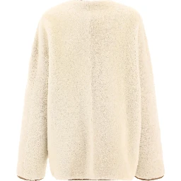 Reversible shearling jacket