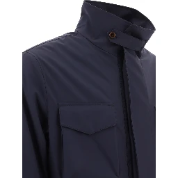 Technical fabric safari jacket