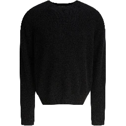 Wool and cashmere crewneck sweater