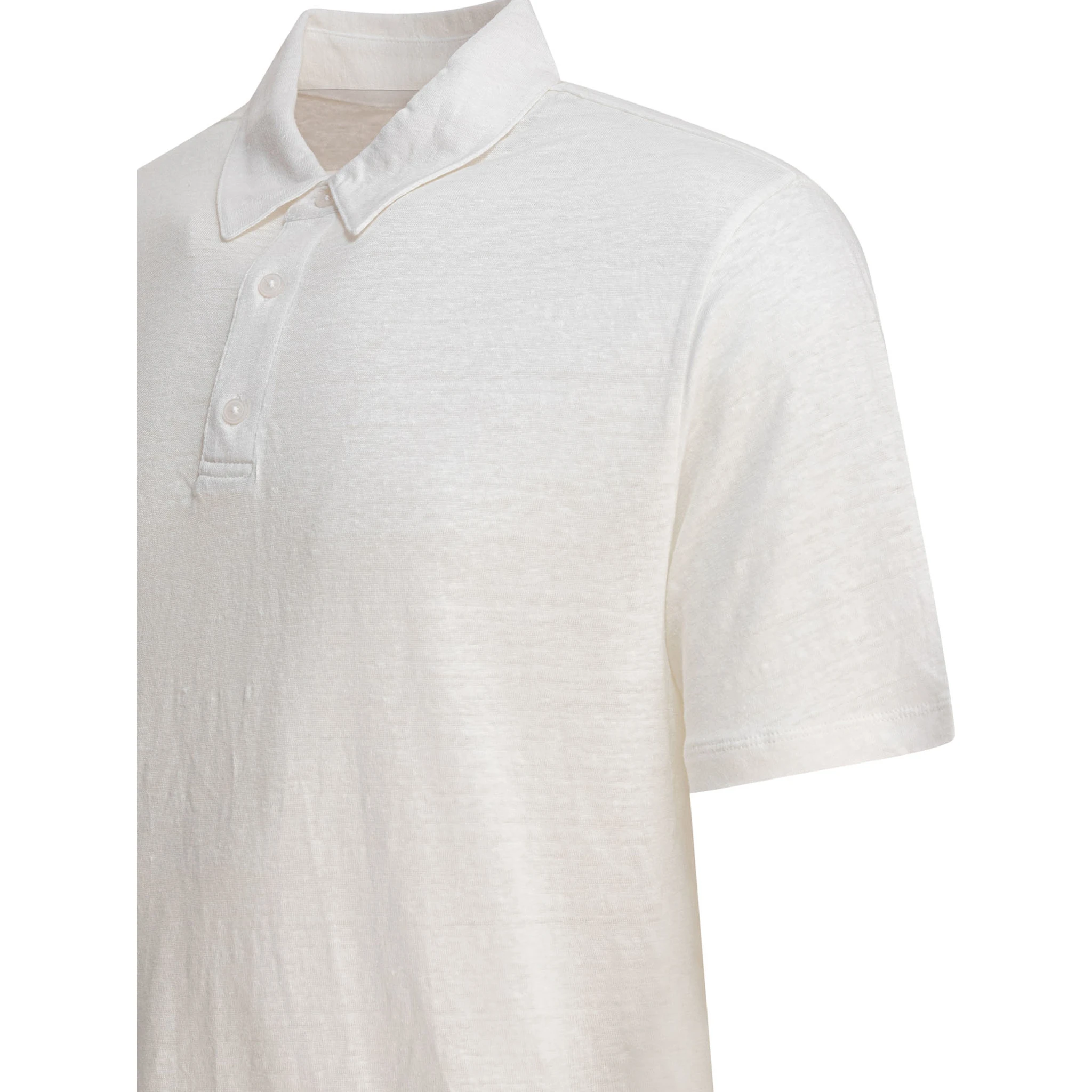 Linen polo shirt