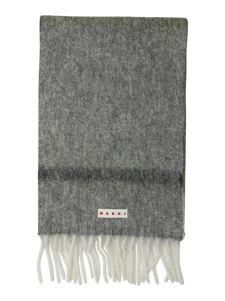 Mohair and alpaca scarf