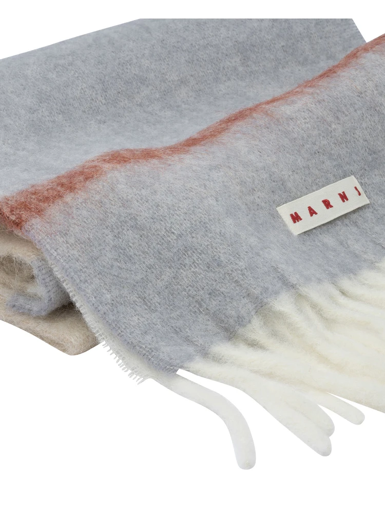 Mohair and alpaca scarf alternative