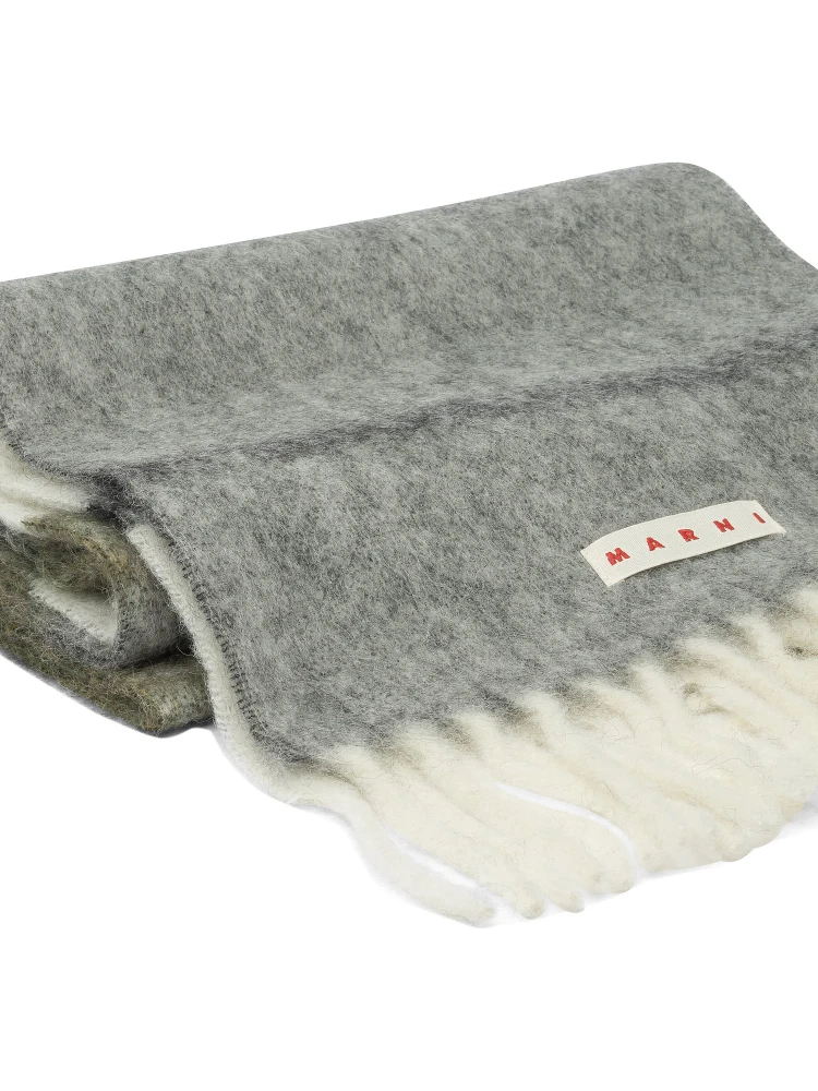 Mohair and alpaca scarf alternative