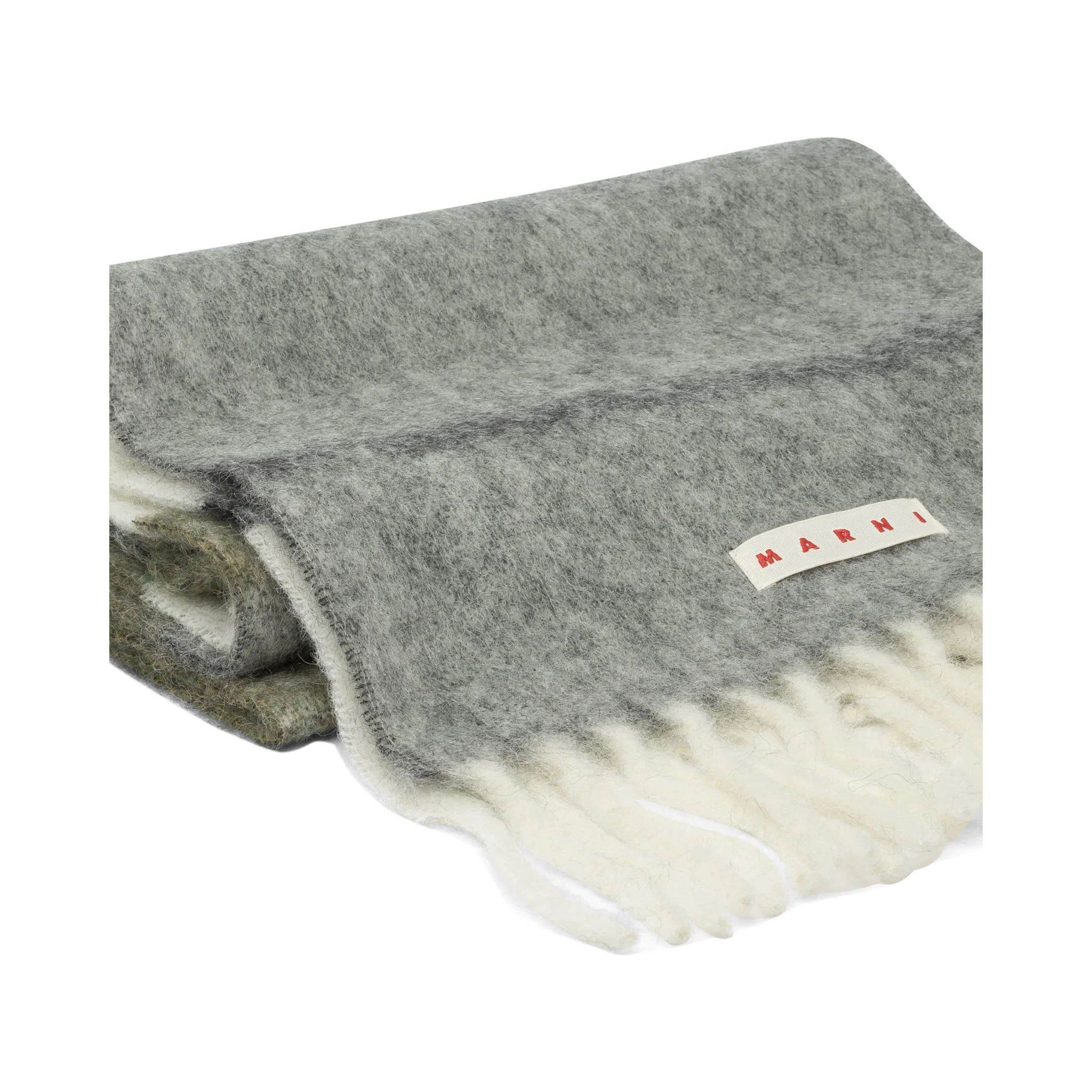 Mohair and alpaca scarf