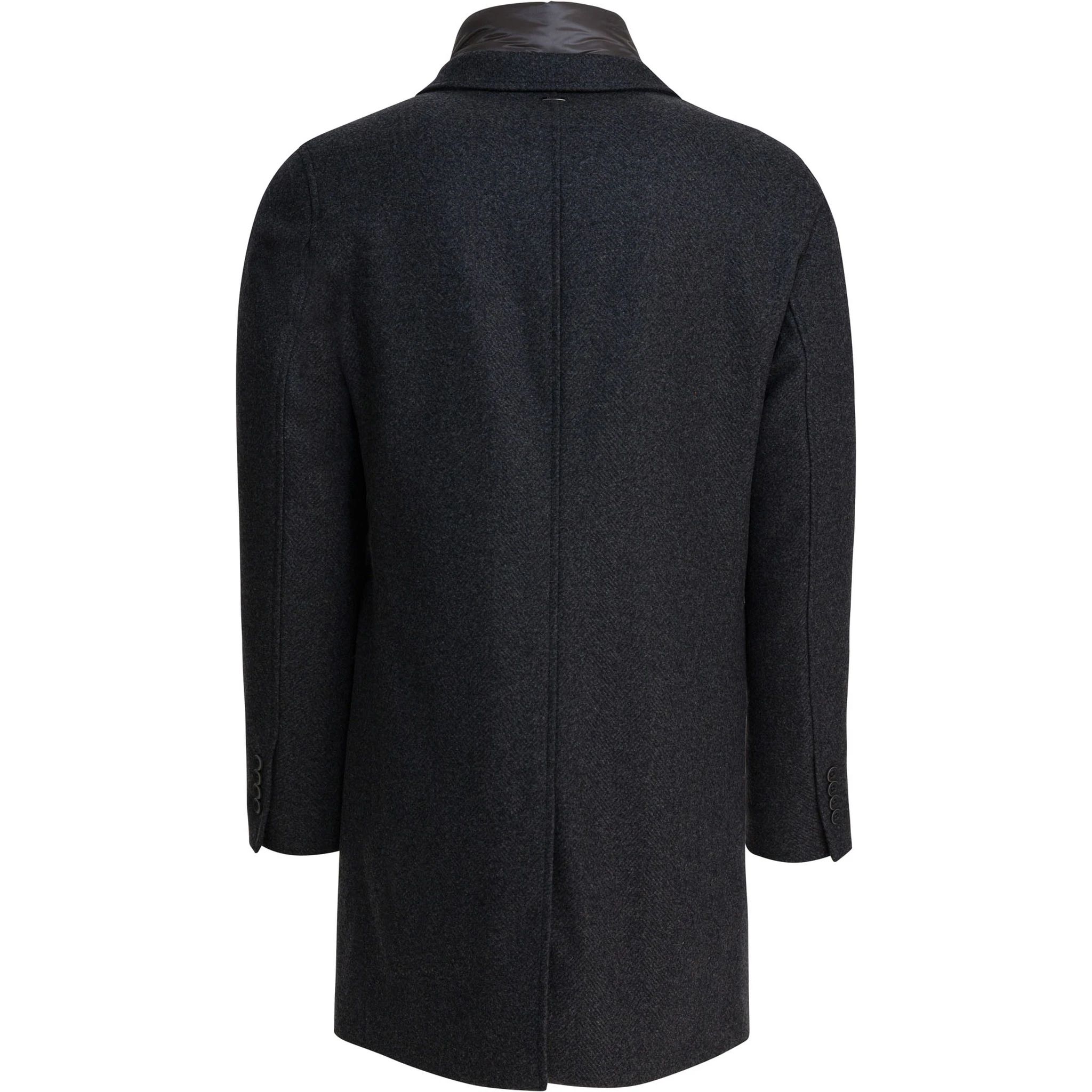 Wool coat with vest