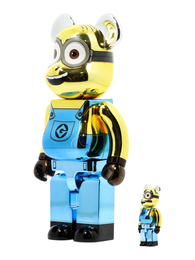 "Be@rbrick Dave Chrome" 100% and 400% toy alternative