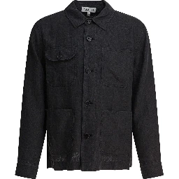 Linen work jacket