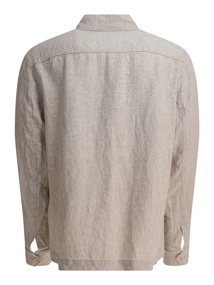 Linen work jacket alternative