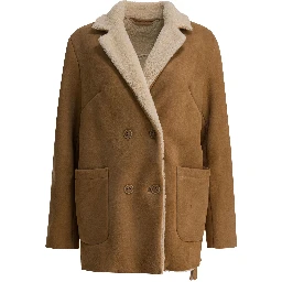 Balzer shearling suede leather jacket