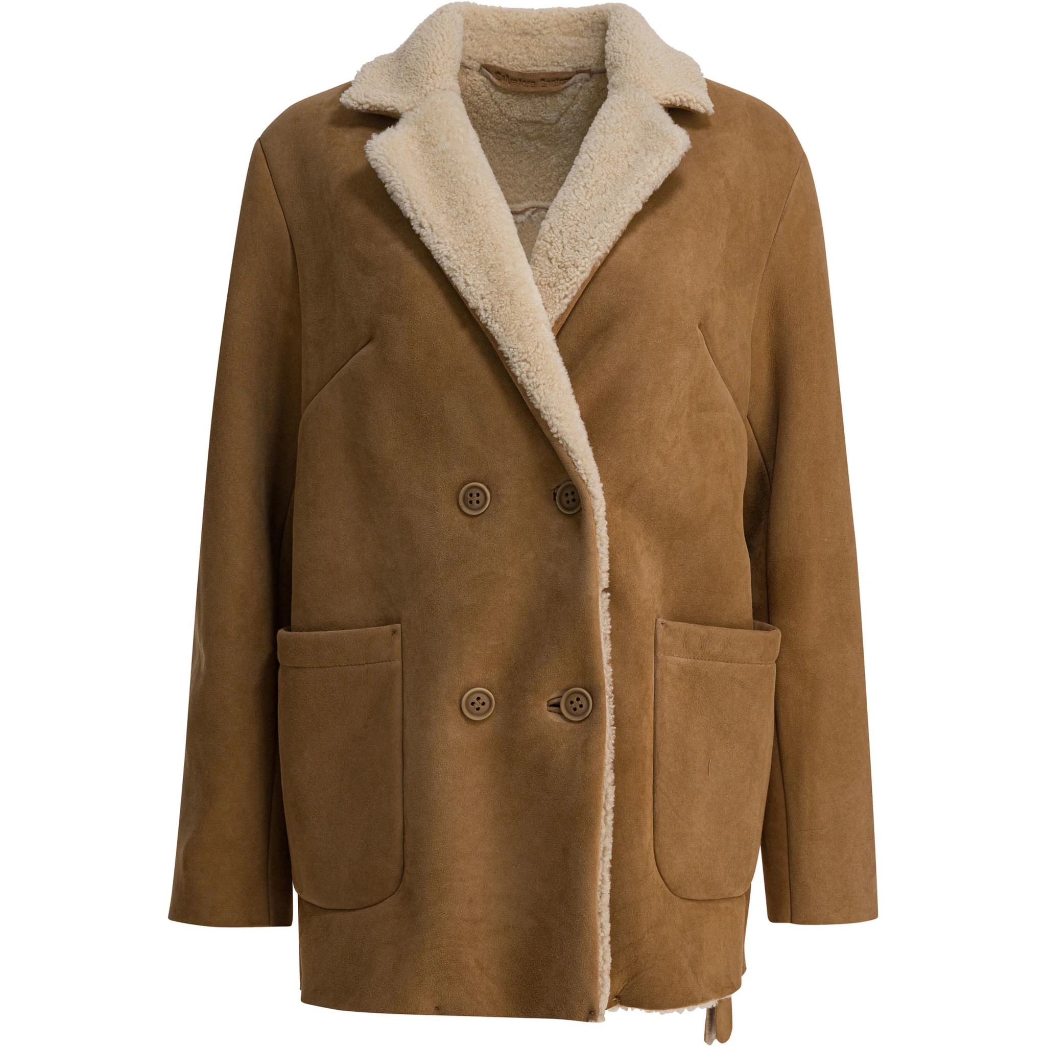 Balzer shearling suede leather jacket