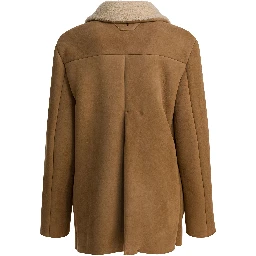Balzer shearling suede leather jacket