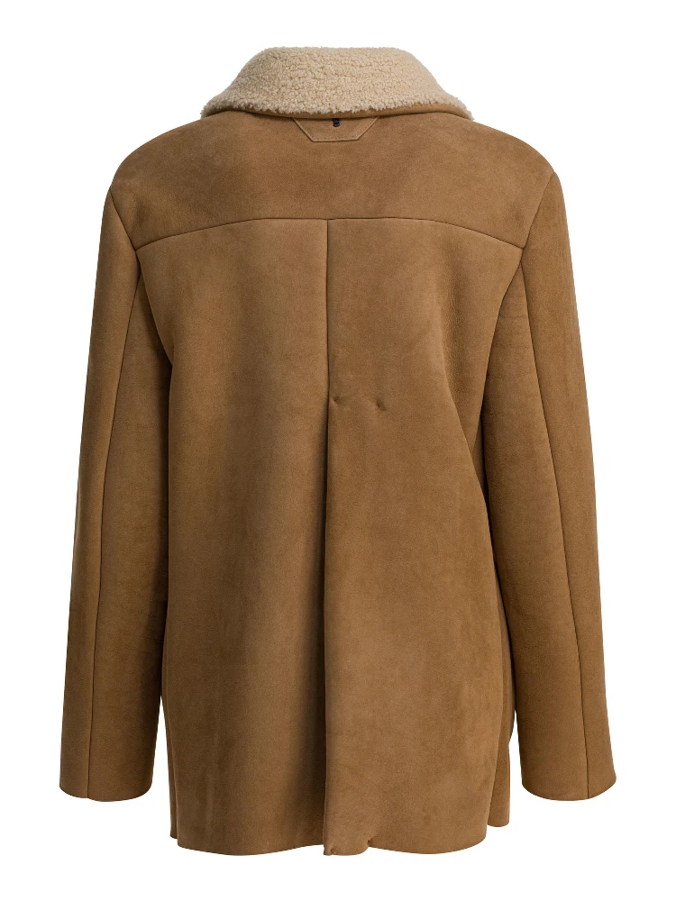 Balzer shearling suede leather jacket alternative