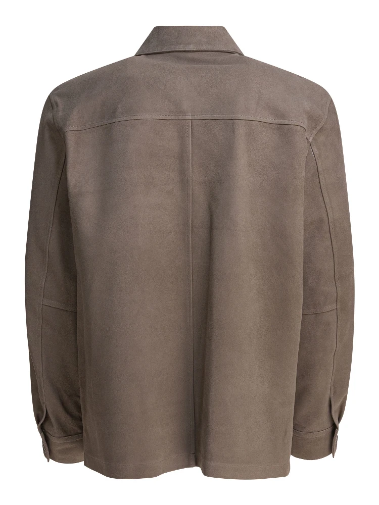 Suede leather jacket alternative