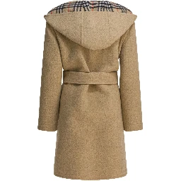 Reversible wool coat