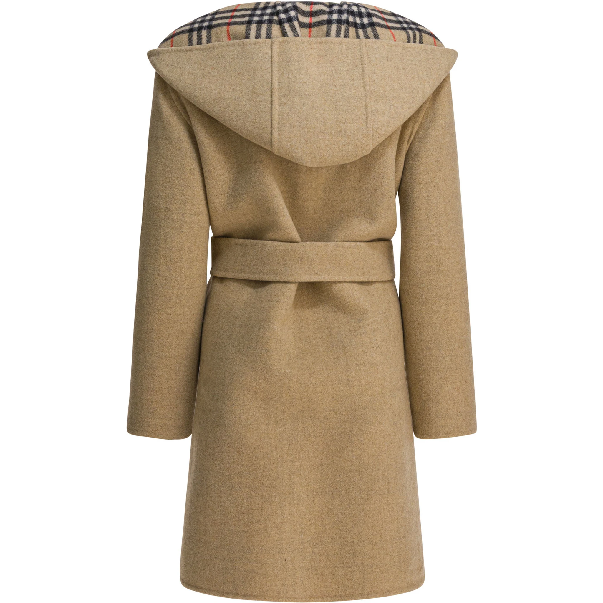 Reversible wool coat