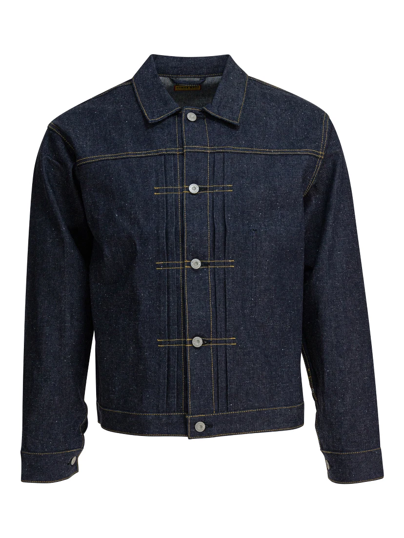 Denim overshirt jacket