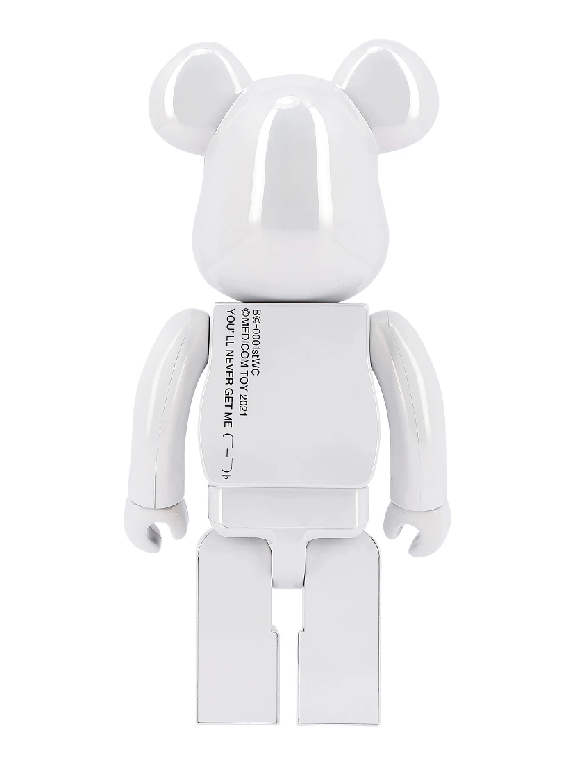 لعبة "Be@rbrick 1st Model White Chrome" بحجم 400%